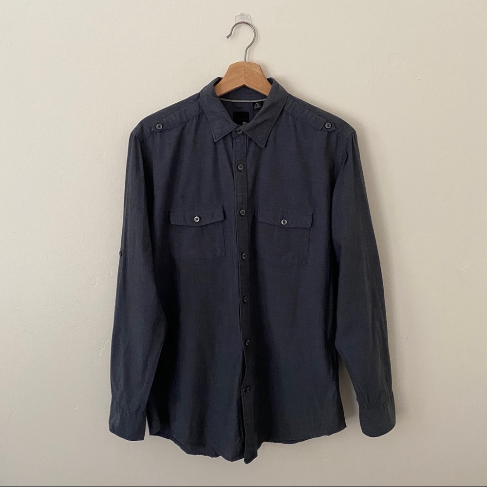 JF J.Ferrar Gray Long Sleeve
